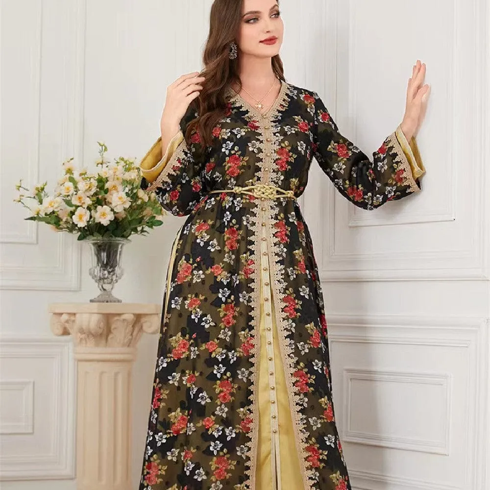 🌹 Women's V-Neck Fashion Dress - Elegance in Every Stitch 🌹
