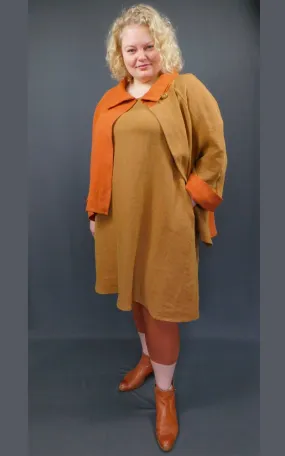 100% LINEN Jacket - Design Studio Sample Size 2-3XL