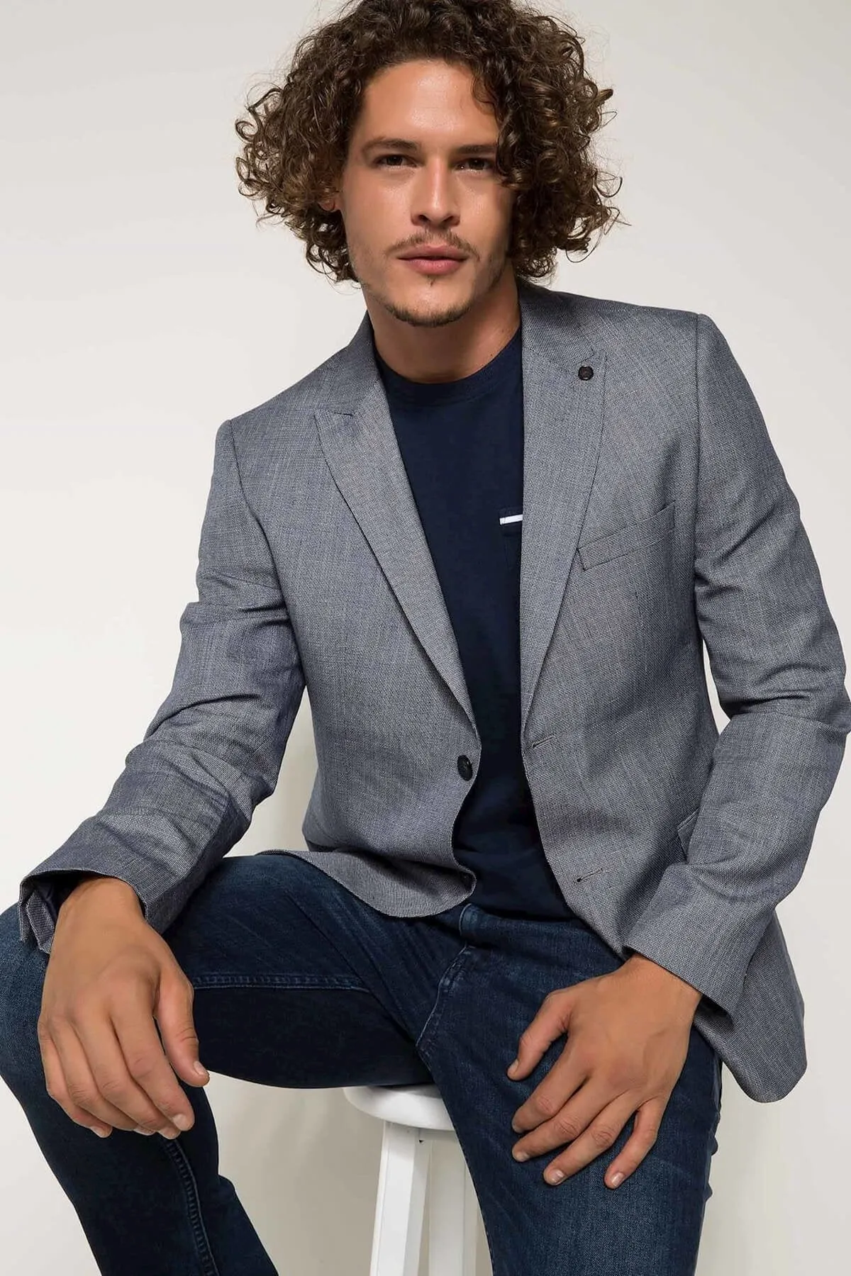 11710 Grey Mens Formal Jacket