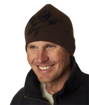 3521 Dri-Duck Wildlife Knit Hat Tobacco Mallard