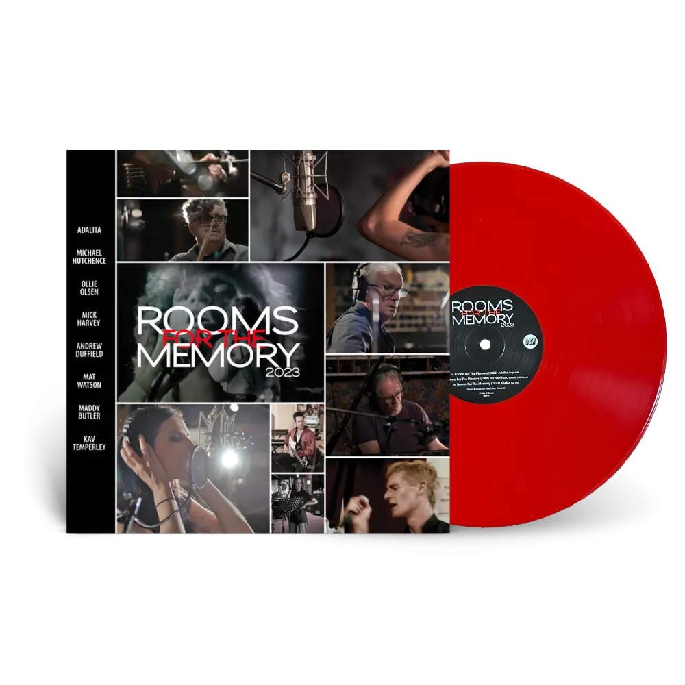 Adalita, Michael Hutchence, Kav Temperley, Ollie Olsen / Rooms for the Memory 2023 LP Red Vinyl