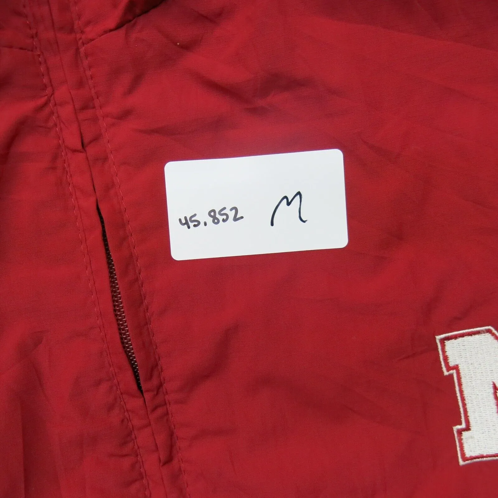 Adidas Mens Track Jacket Full Zip Up Mock Neck Long Sleeves Climalite Red SZ XXL