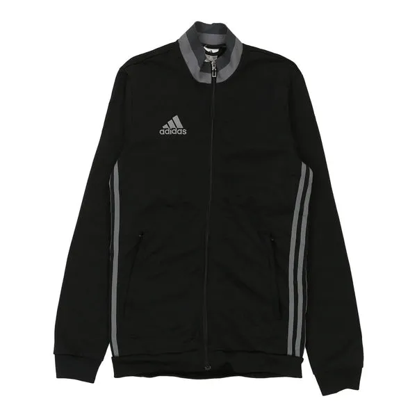 Adidas Track Jacket - Small Black Polyester