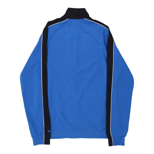 Age 12-13 Puma Spellout Track Jacket - 2XL Blue Polyester