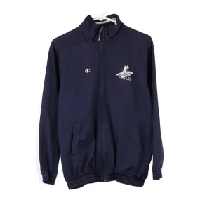 Age 13-14 Champion Track Jacket - Large Navy Polyester