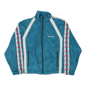 Age 14-16 Kappa Track Jacket - Large Blue Polyester