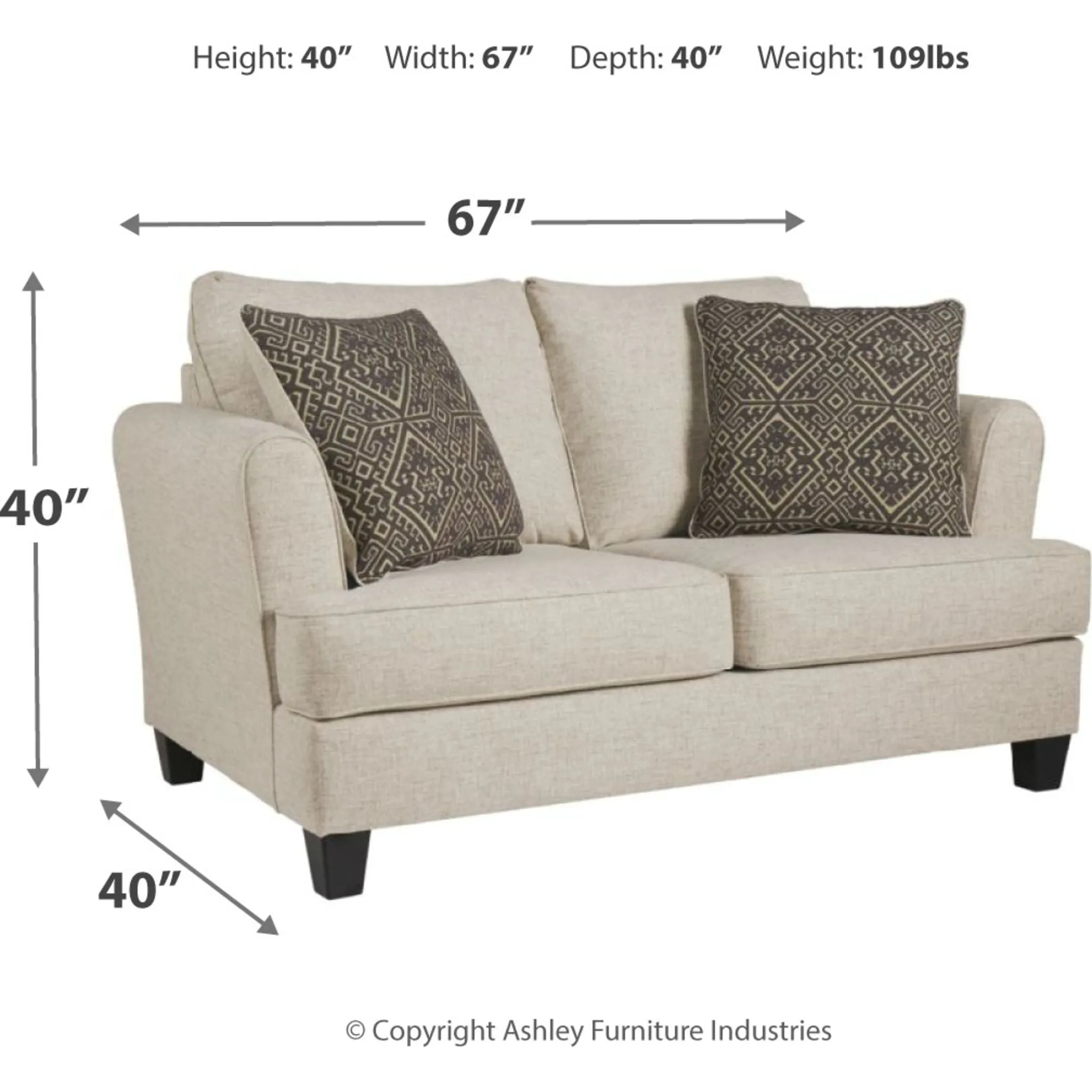 Alcona-Exclusive Loveseat