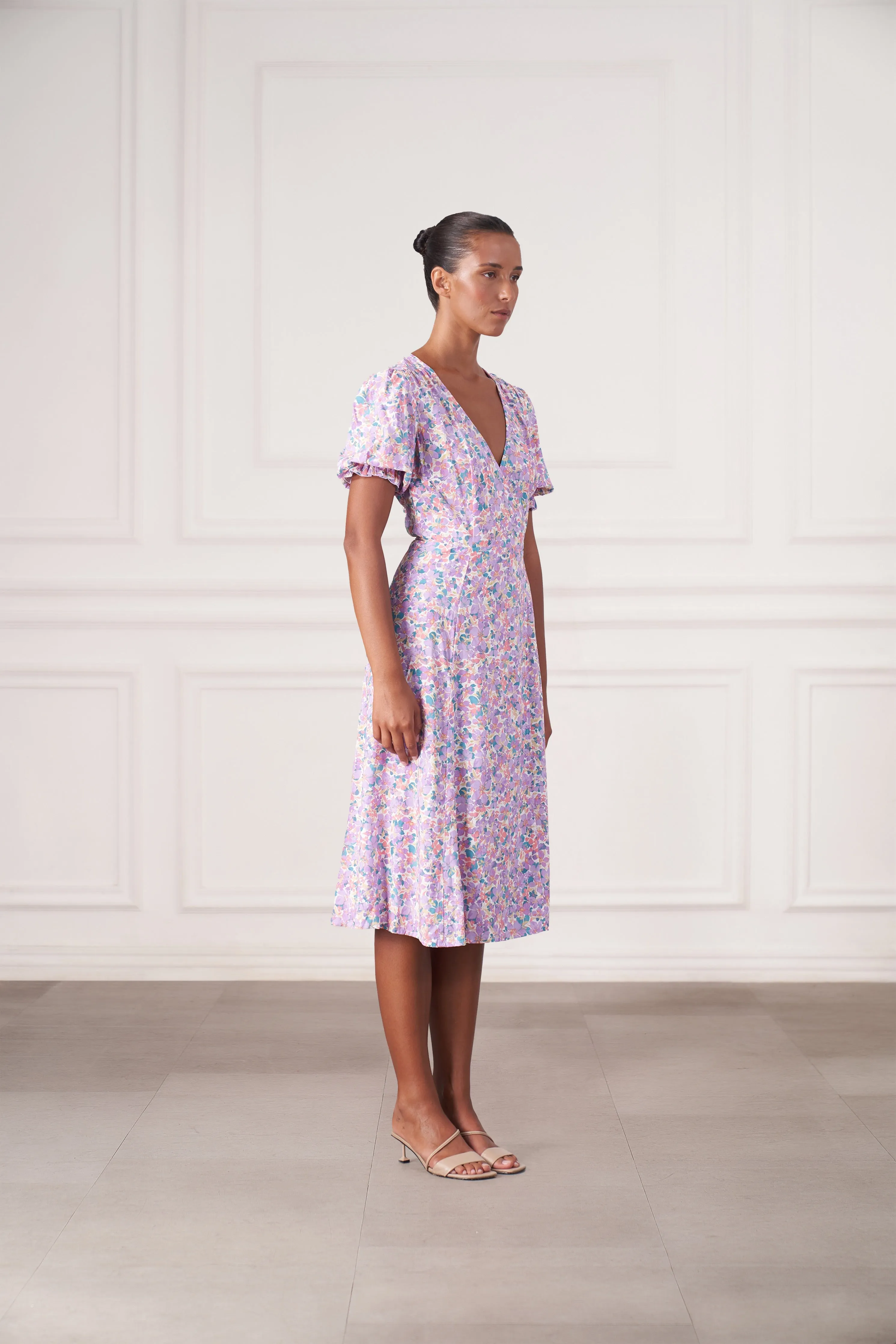Alice Midi Wrap Dress | Bell Flower