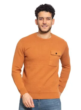Autumnal Pocket Round Pullover