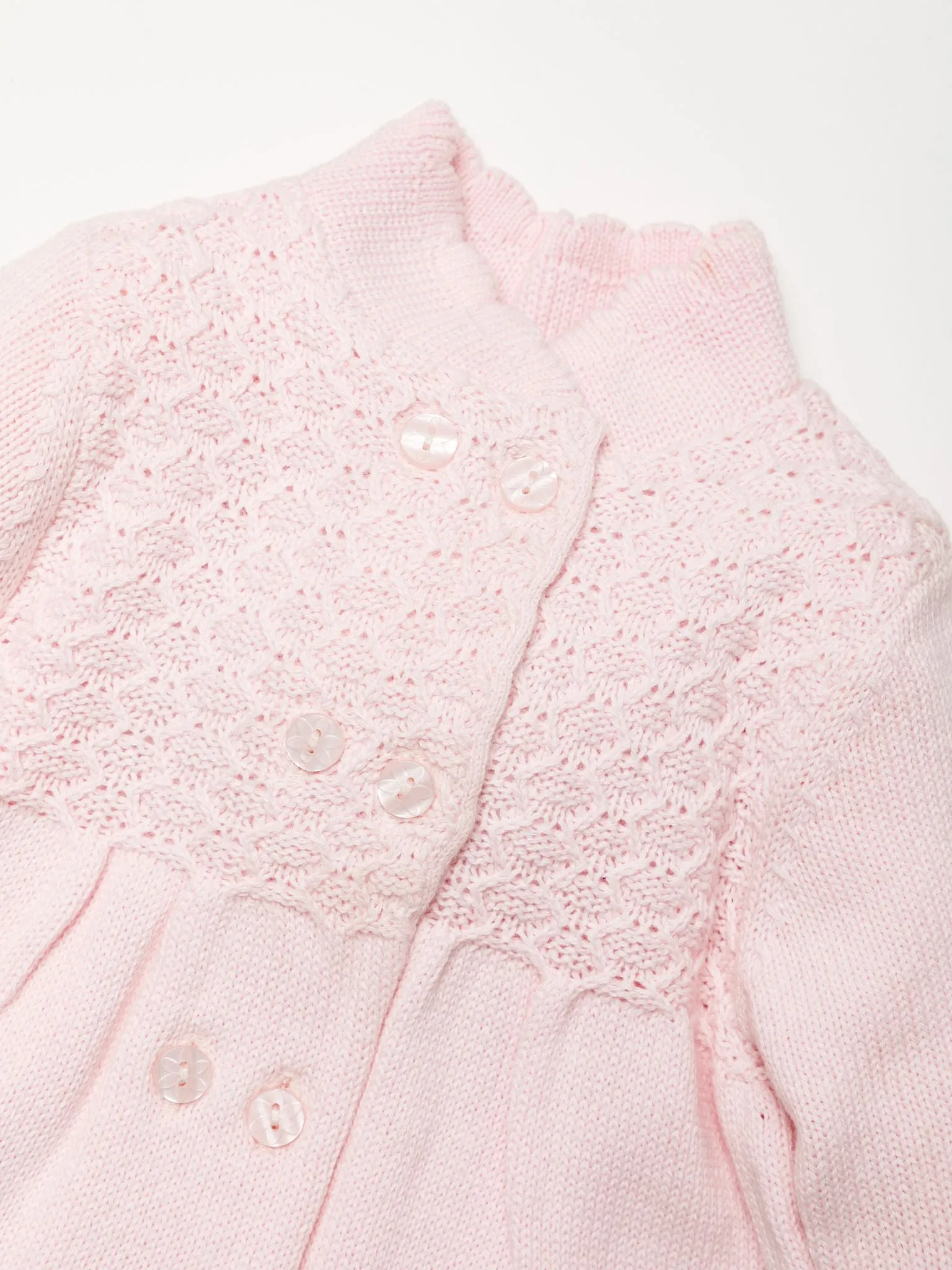 Baby Girl's Baby Pink Knitted coat