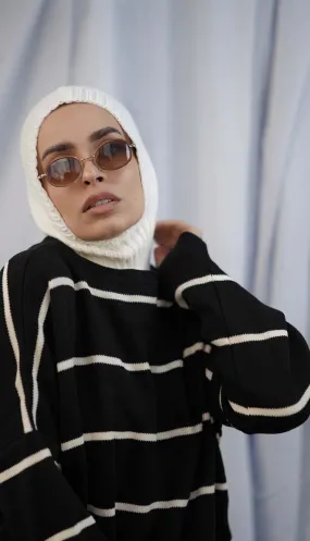 Balaclava Hijab - Off-White