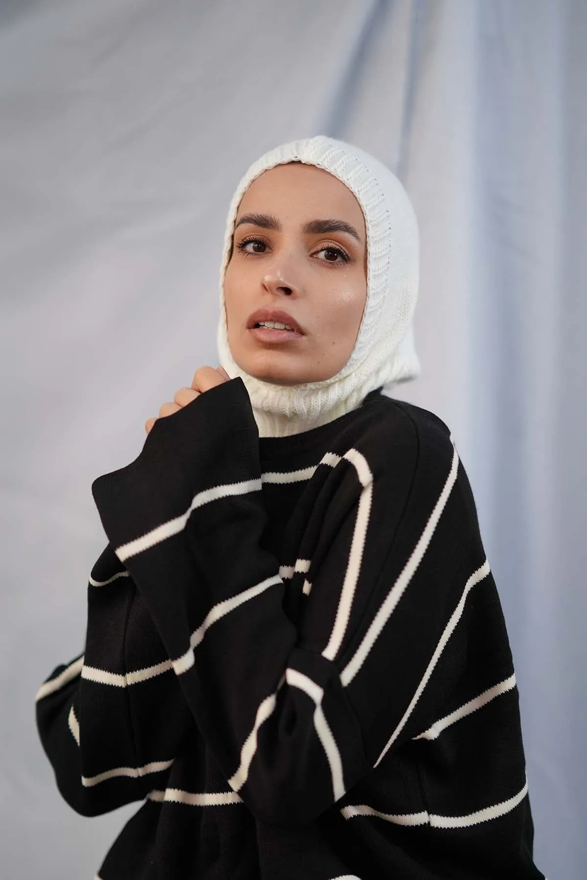 Balaclava Hijab - Off-White