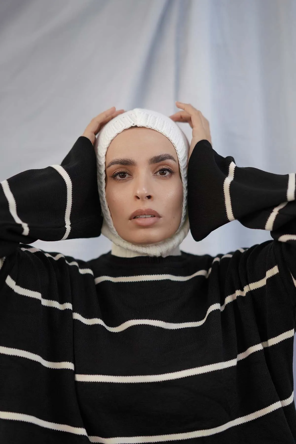 Balaclava Hijab - Off-White