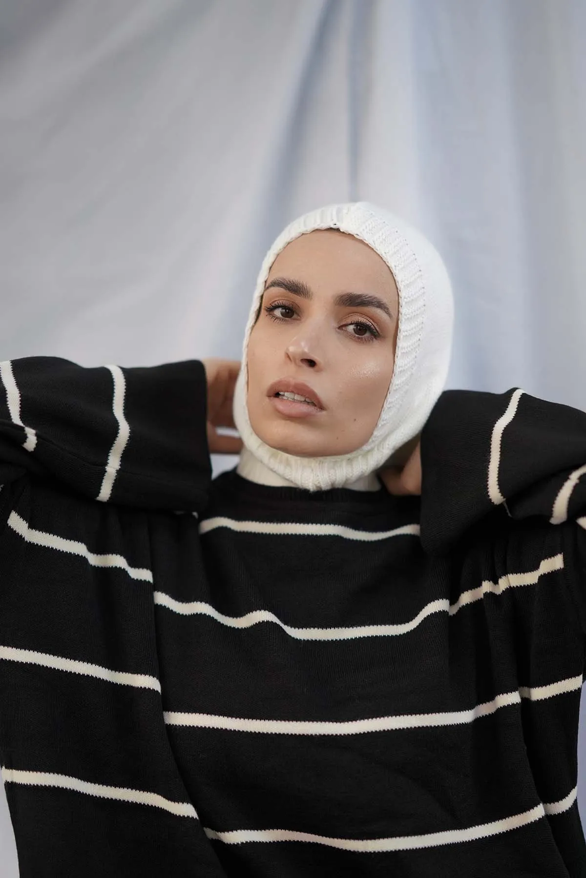 Balaclava Hijab - Off-White