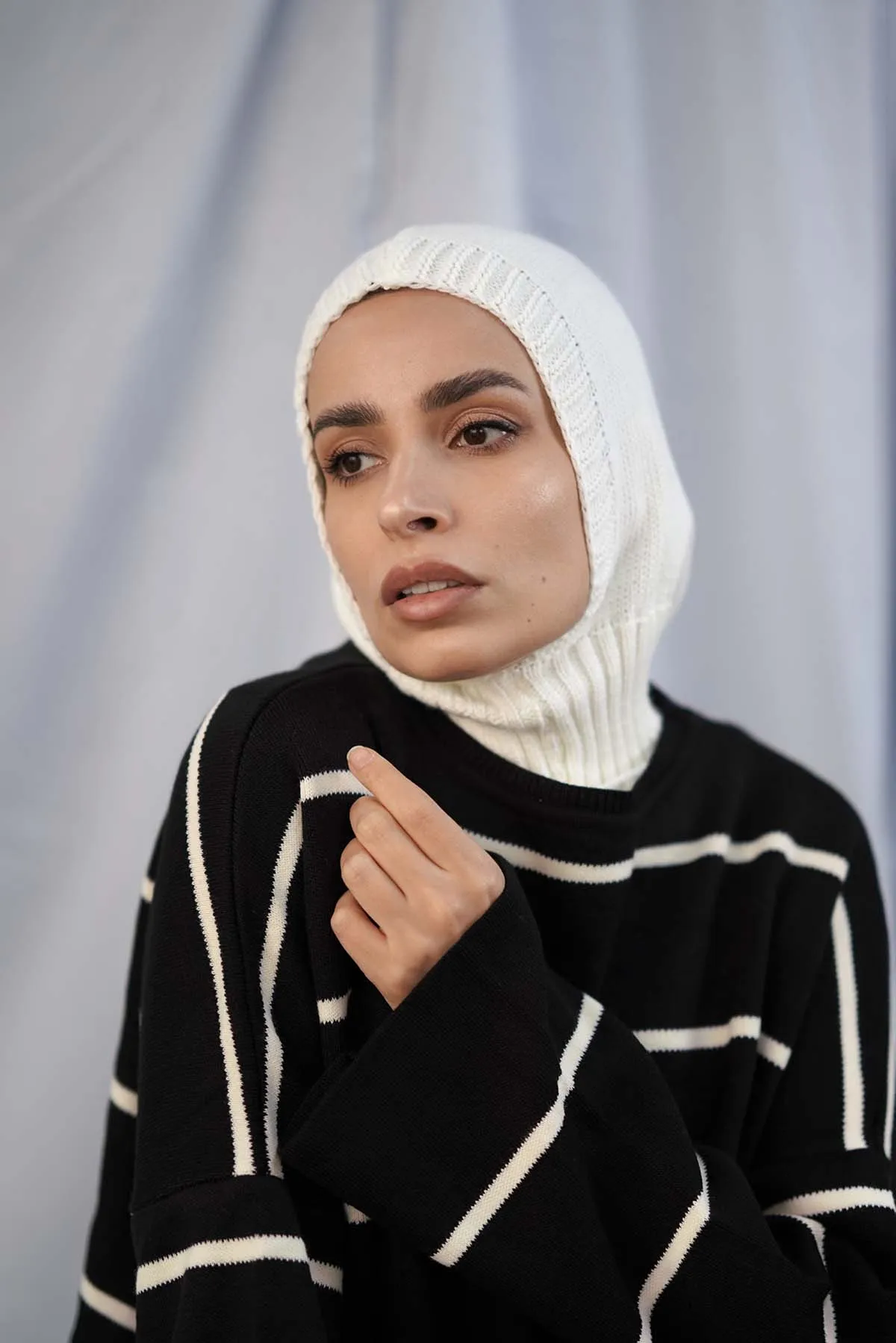 Balaclava Hijab - Off-White