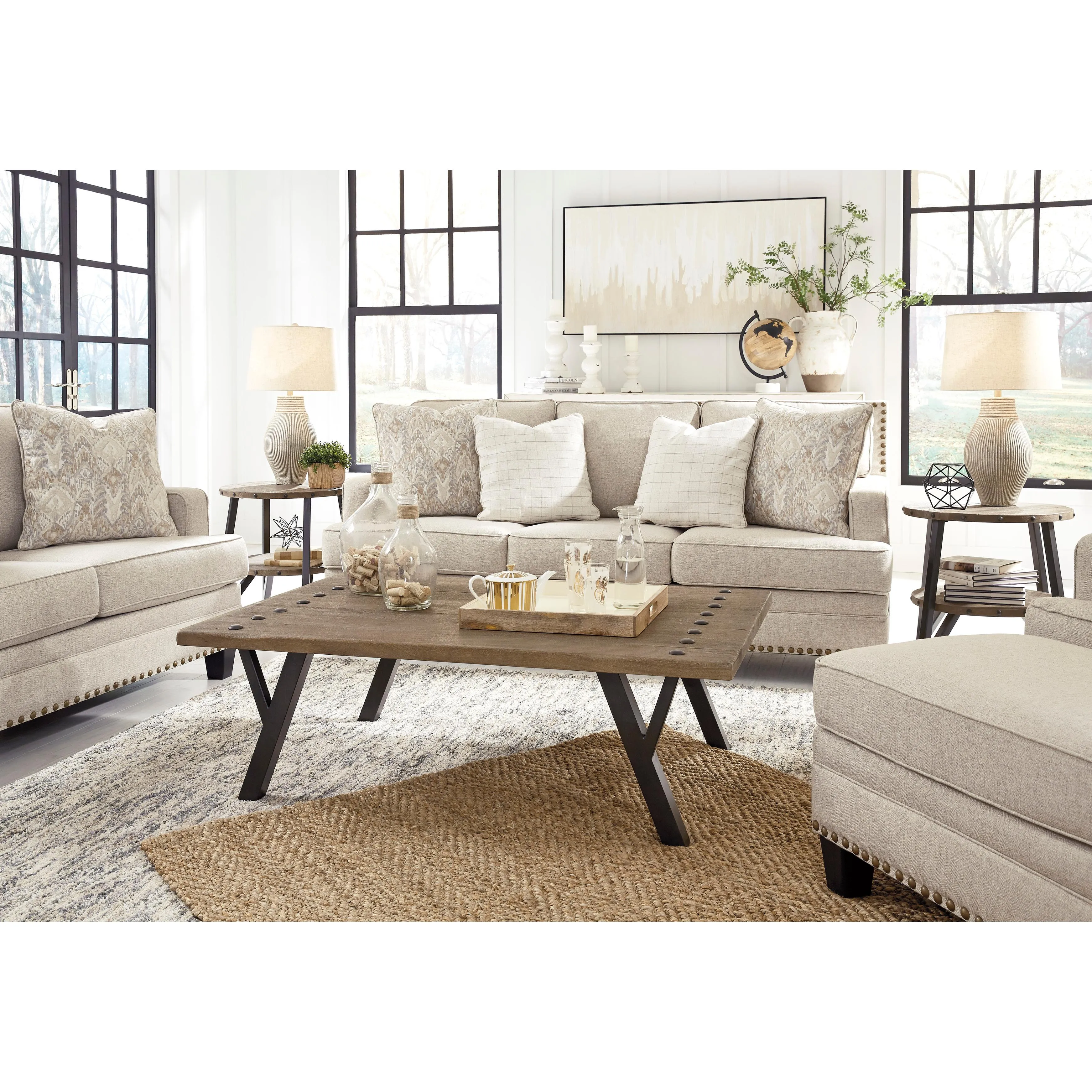 Benchcraft Claredon Stationary Fabric Sofa 1560238