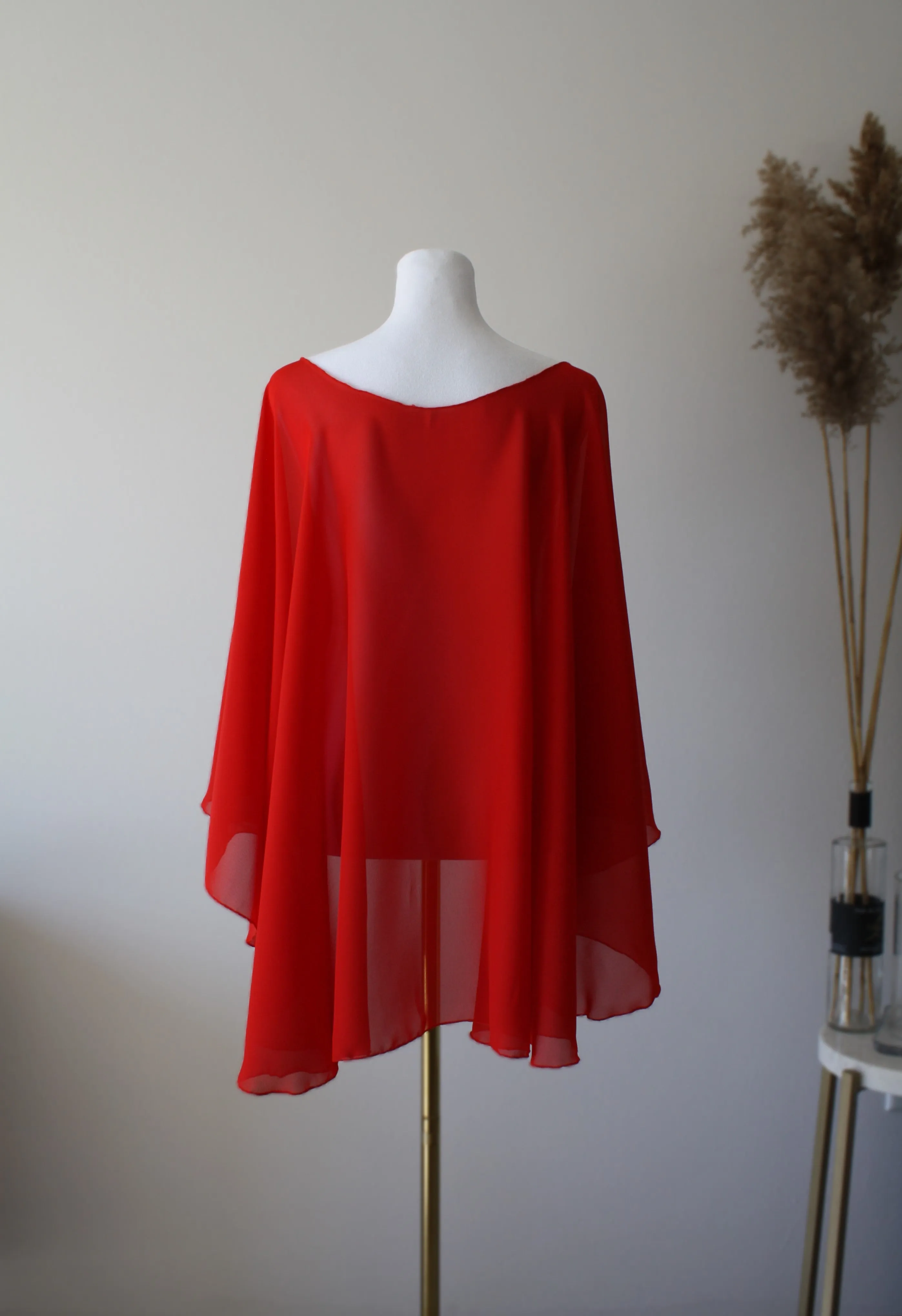 Black Chiffon Bolero