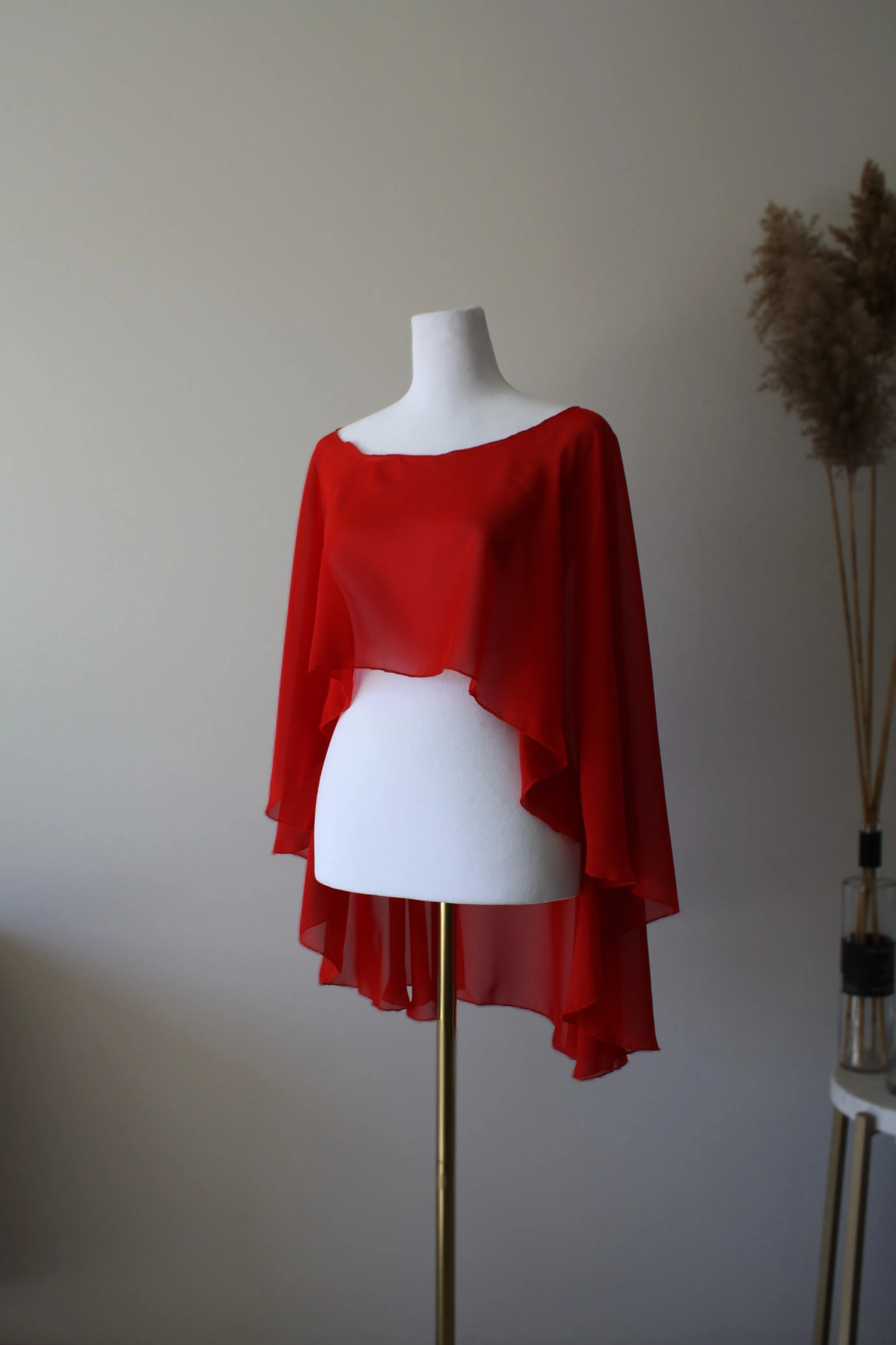 Black Chiffon Bolero