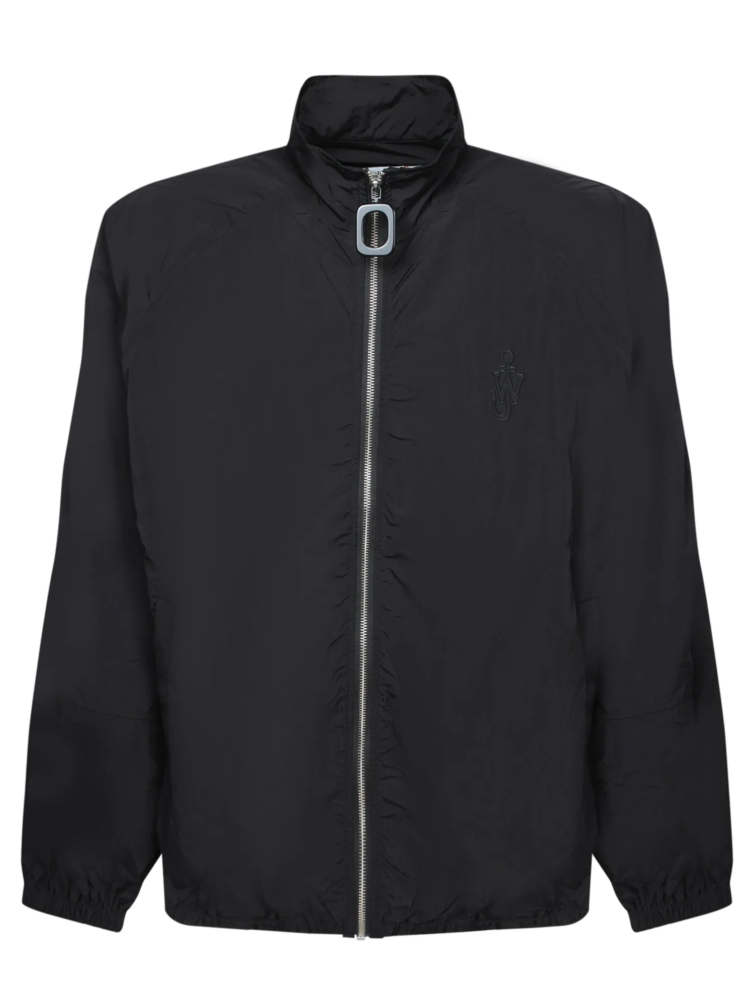 Black Nylon Track Jacket