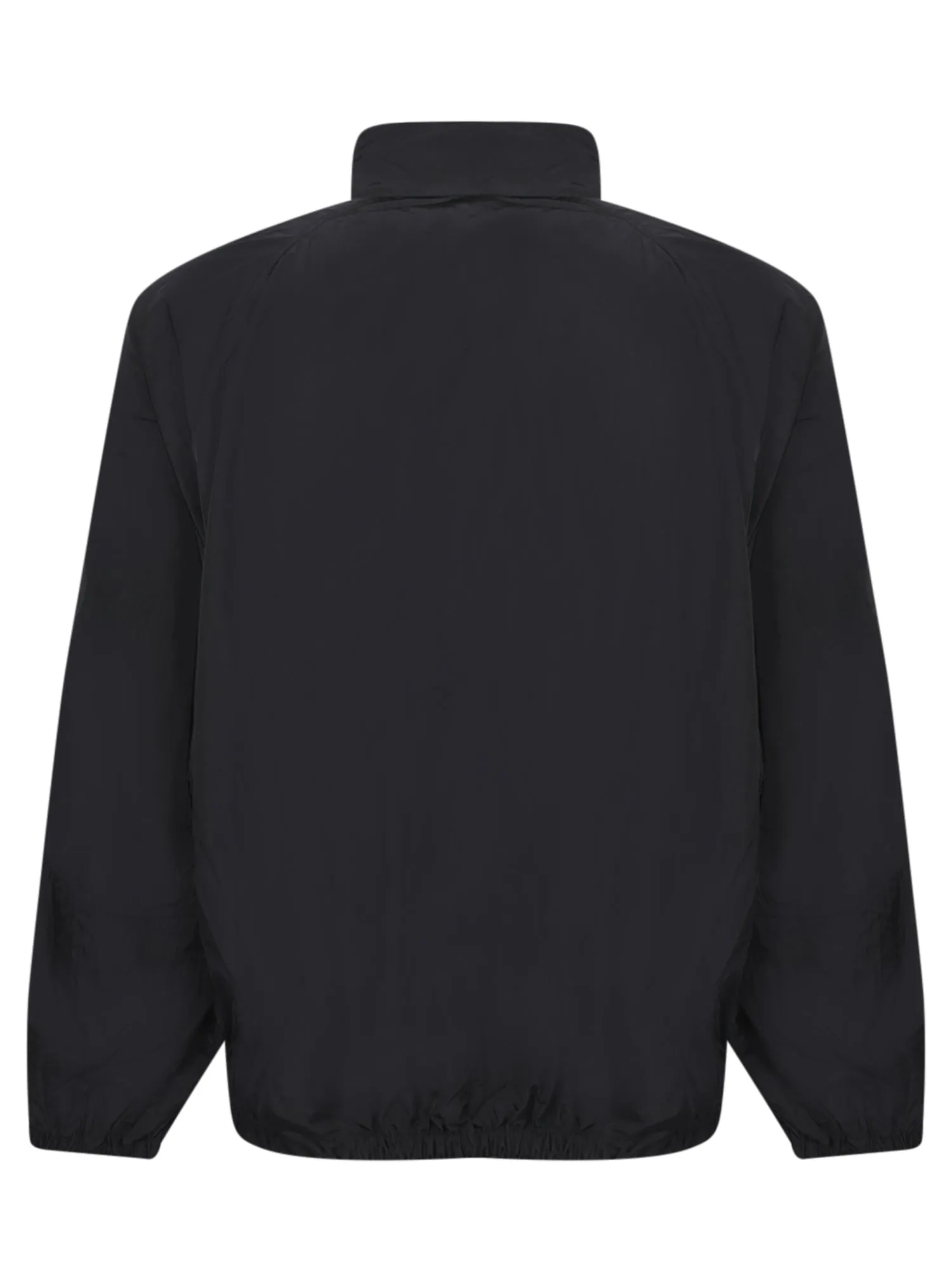Black Nylon Track Jacket