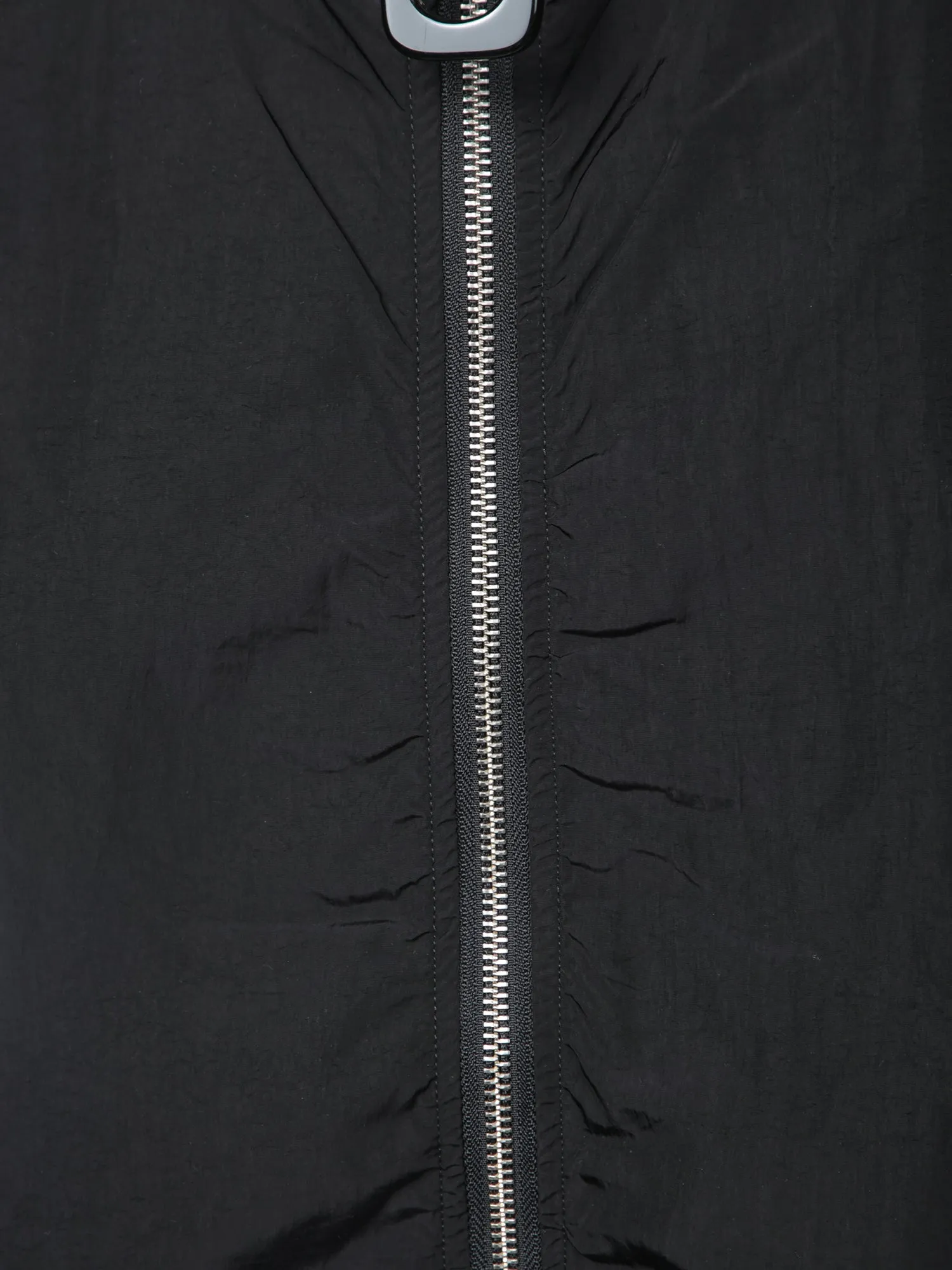 Black Nylon Track Jacket