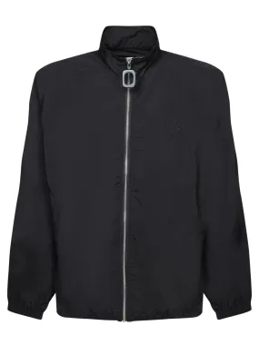 Black Nylon Track Jacket