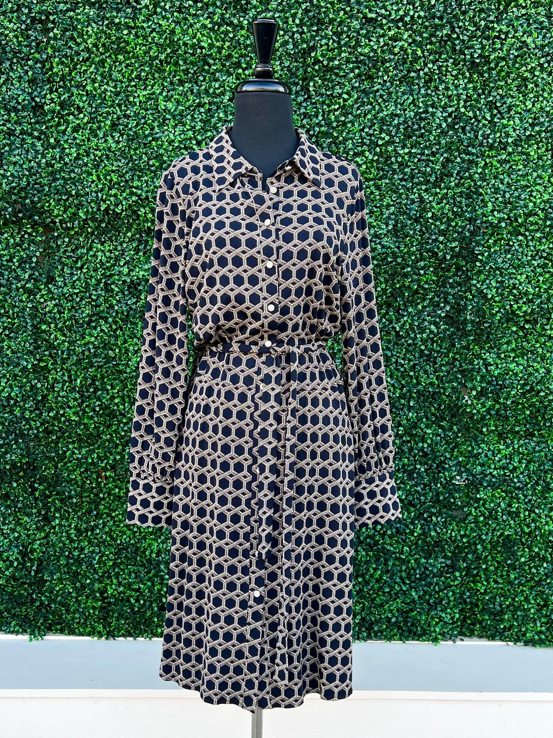 Chain Shirt Dress/ Kimono