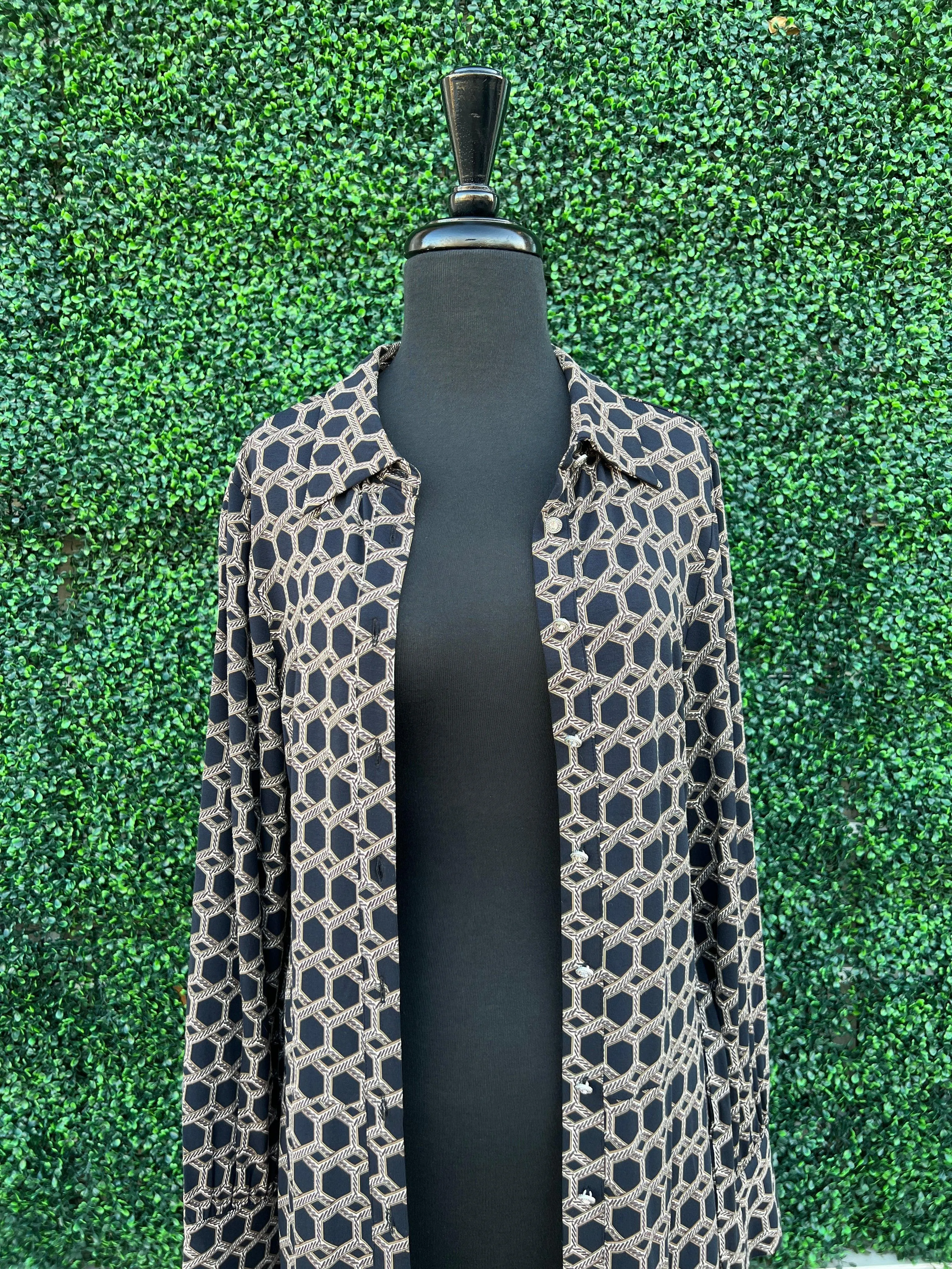 Chain Shirt Dress/ Kimono