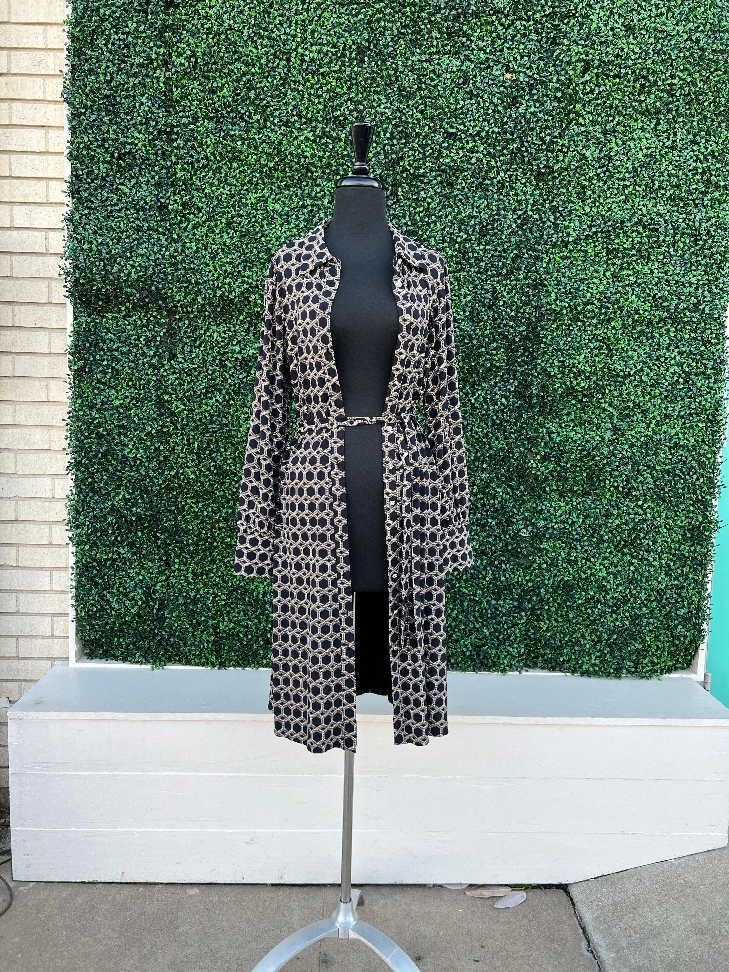 Chain Shirt Dress/ Kimono