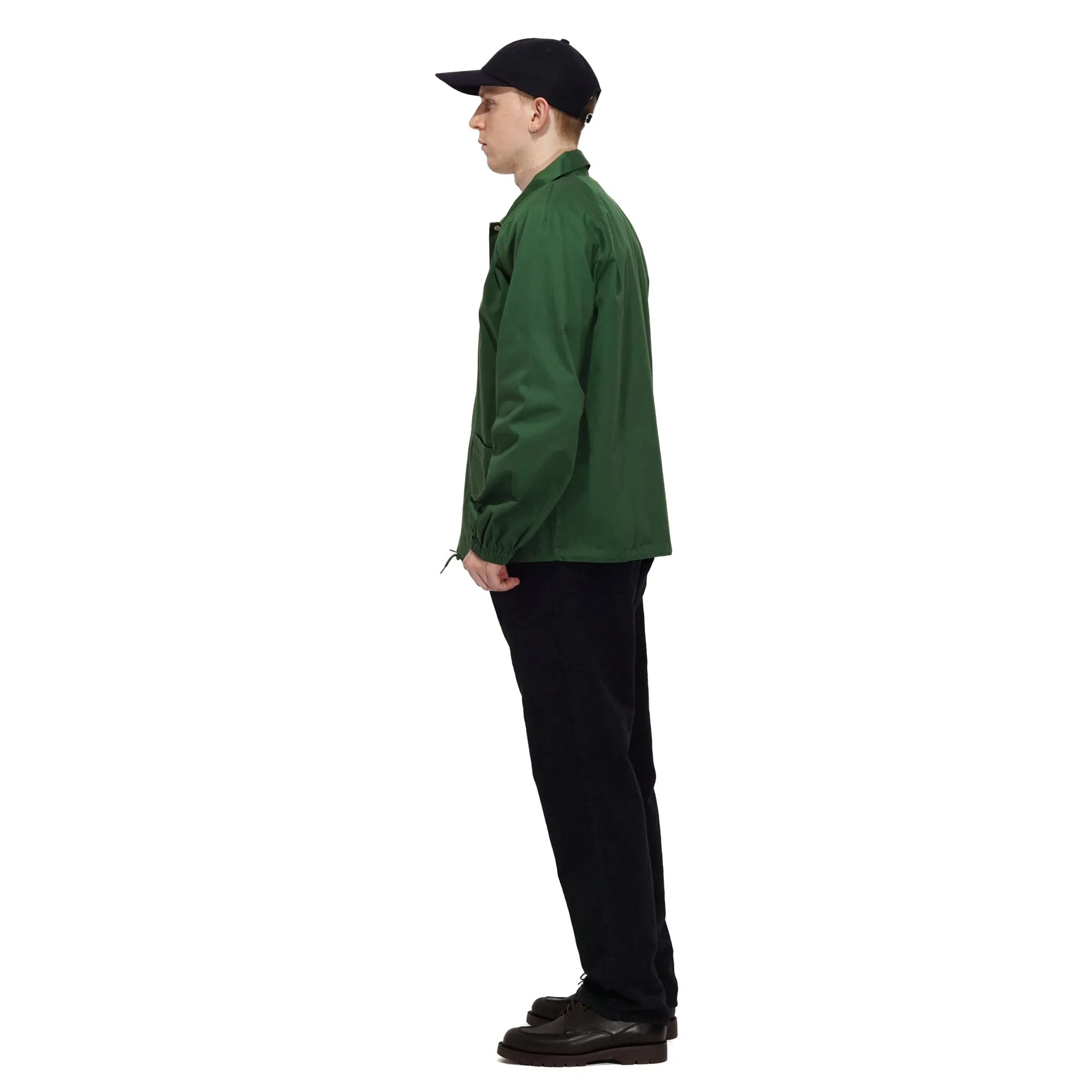 COTTON TRACK JACKET "GREEN"
