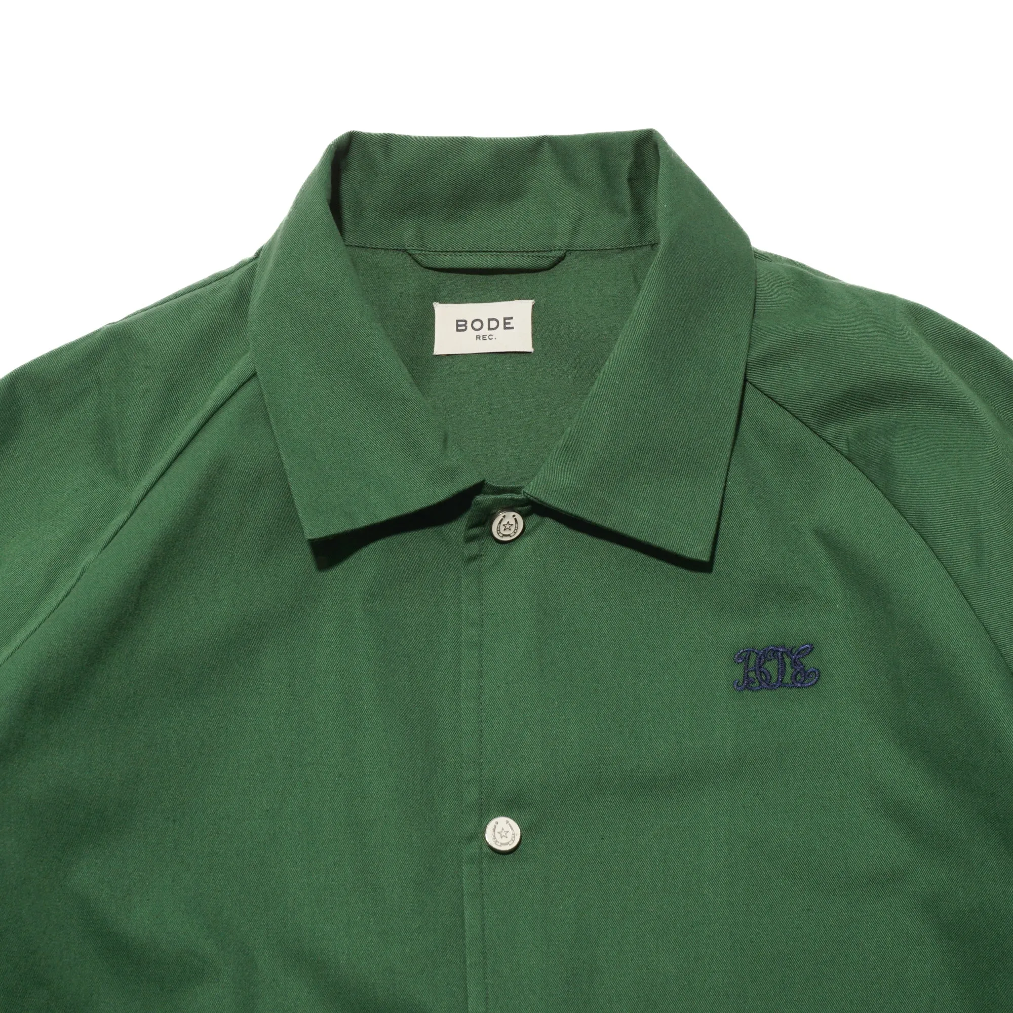 COTTON TRACK JACKET "GREEN"