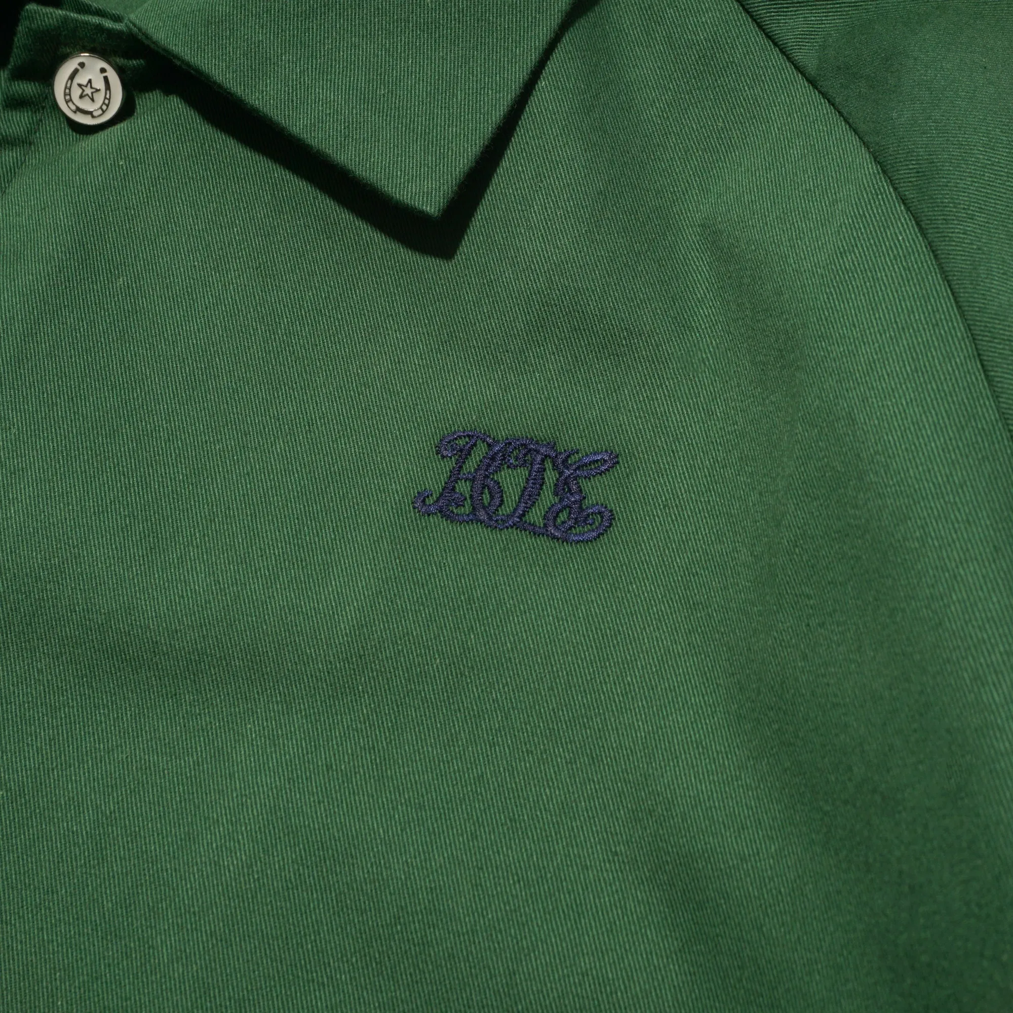 COTTON TRACK JACKET "GREEN"