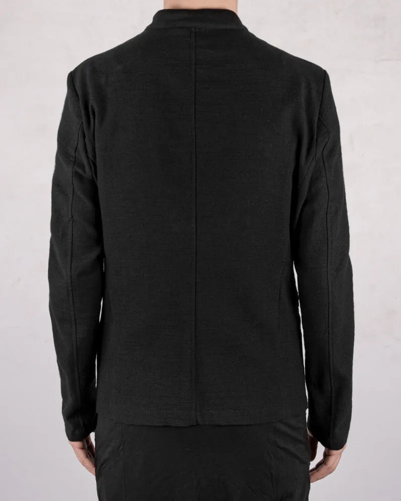 Crumpled linen cotton jacket