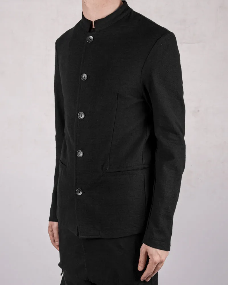 Crumpled linen cotton jacket
