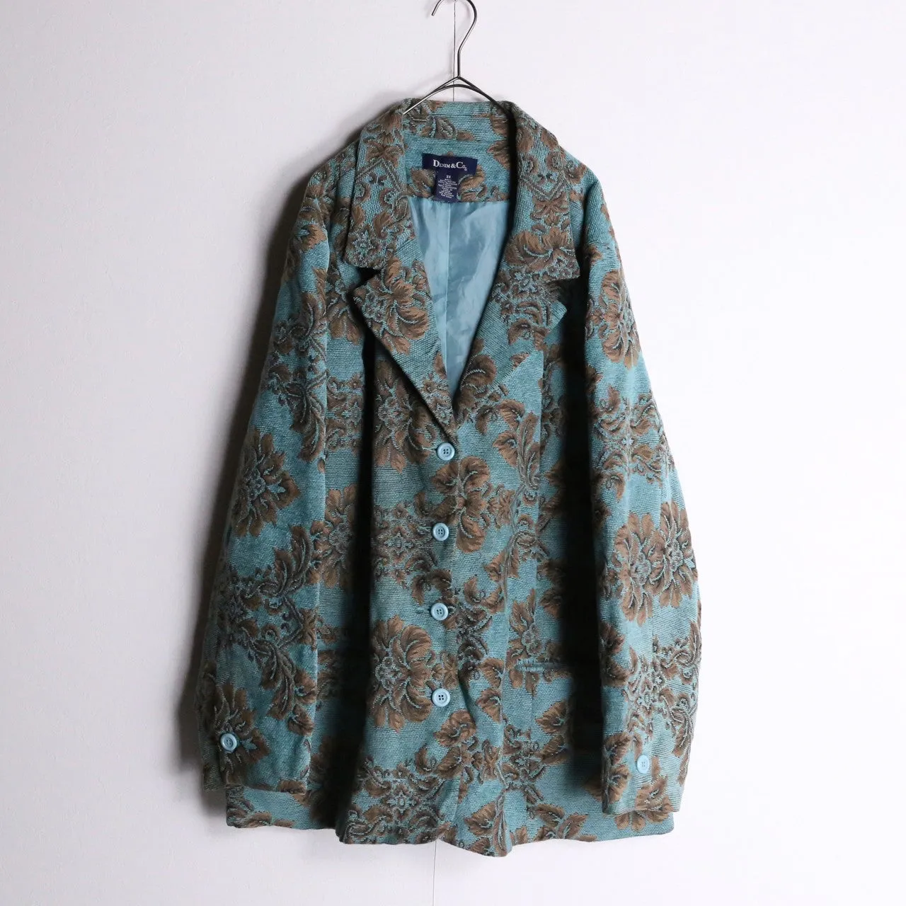 ”DENIM＆CO“ jacquard floral tailored Jacket