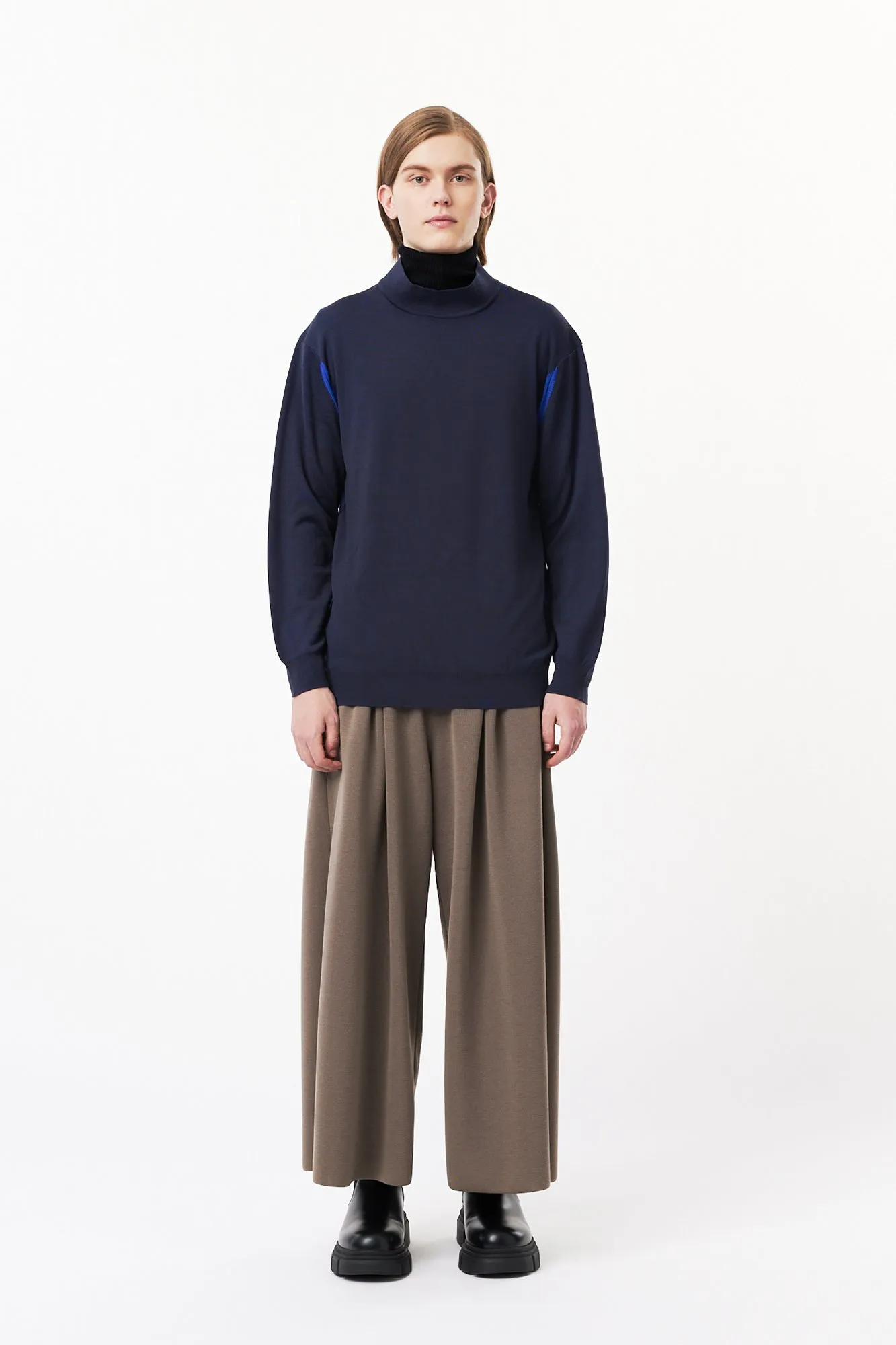 DF WOOL MOCKNECK PULLOVER