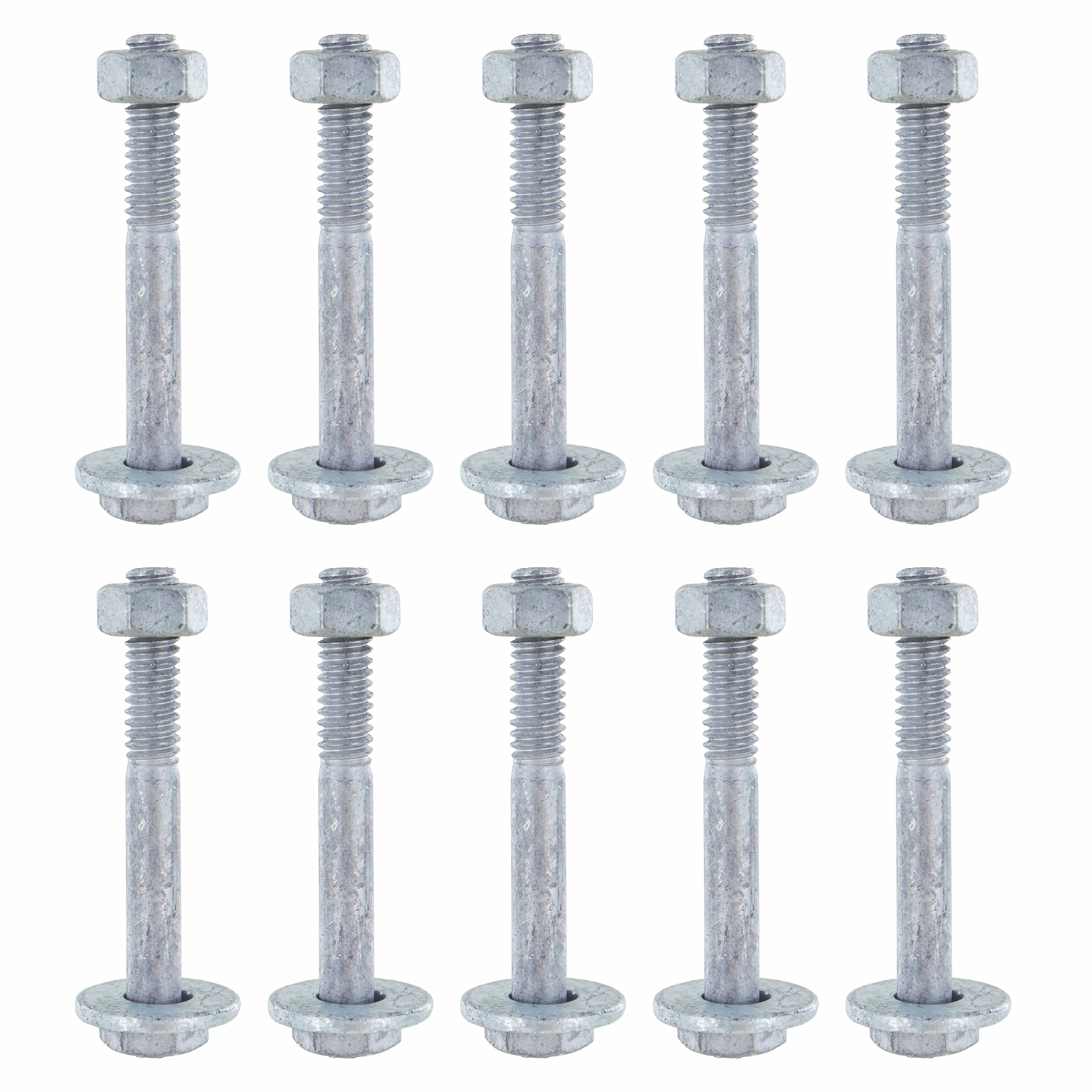 E-Track Fastener Pack 2" Hex Bolt, Nut & Washer (10 pk)
