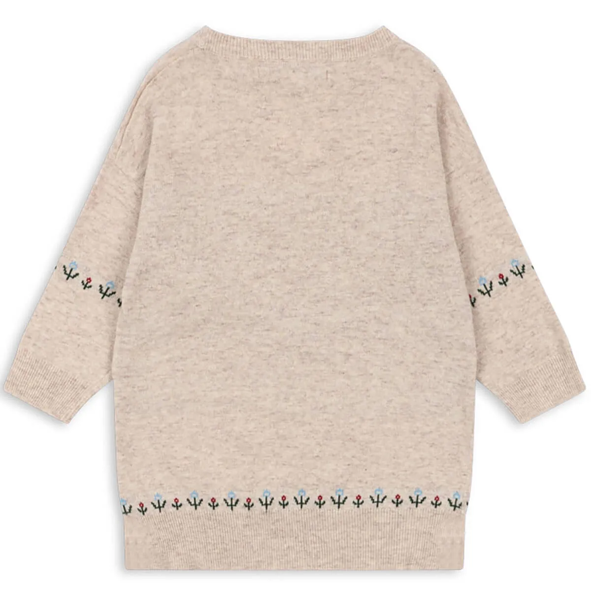 Eli Knit Dress in Off White Melange by Konges Slojd