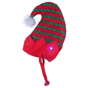 Flashing Elf Hat | Christmas Dog Dress-Up by Cupid & Comet