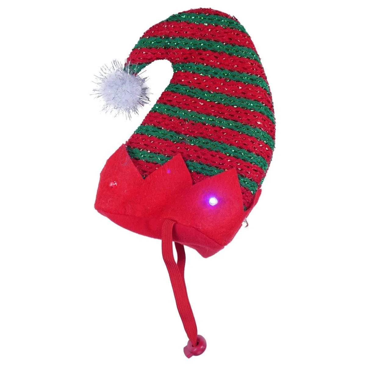 Flashing Elf Hat | Christmas Dog Dress-Up by Cupid & Comet