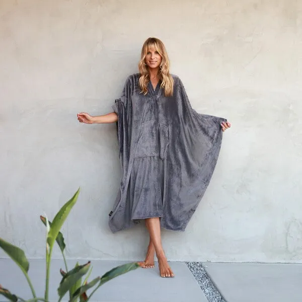 Fleece Wearable Blanket Poncho