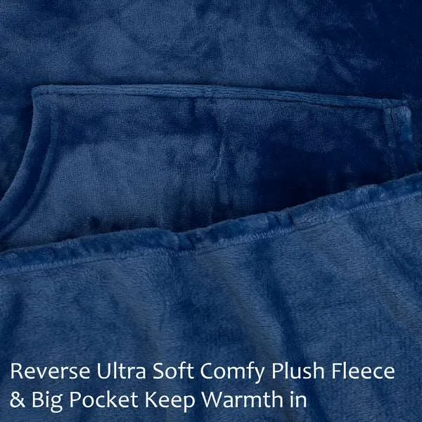 Fleece Wearable Blanket Poncho