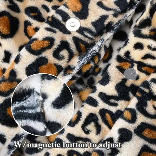 Fleece Wearable Blanket Poncho