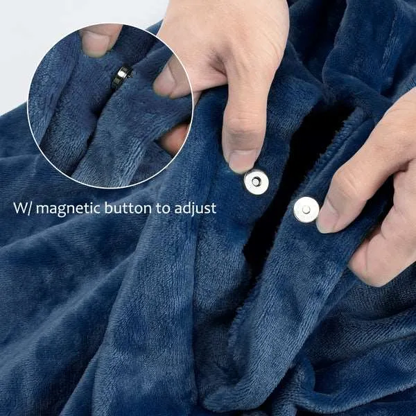 Fleece Wearable Blanket Poncho