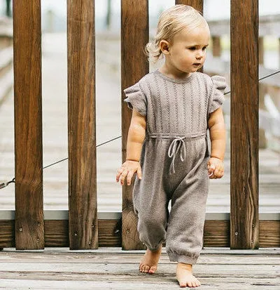 Flutter Sleeve Knit Longall