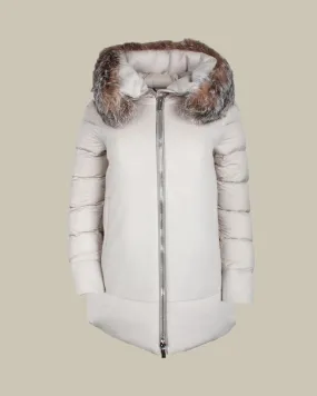 FRESIA Beige Trapeze-Line Coat