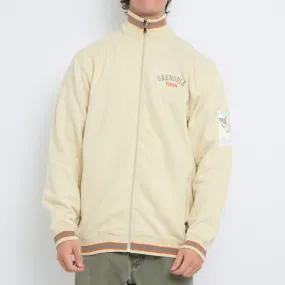 Full Zip Embroidered Track Jacket - XL