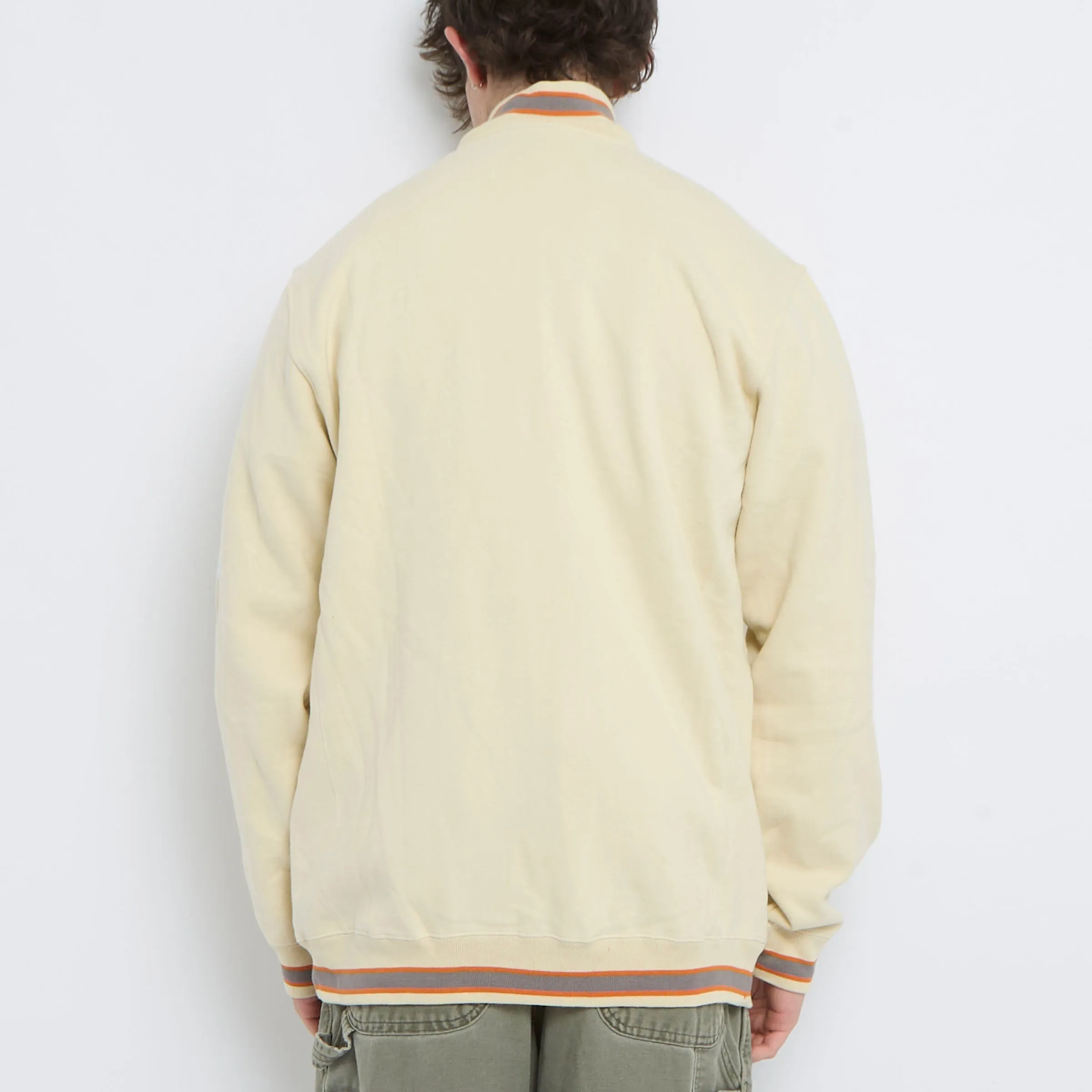 Full Zip Embroidered Track Jacket - XL