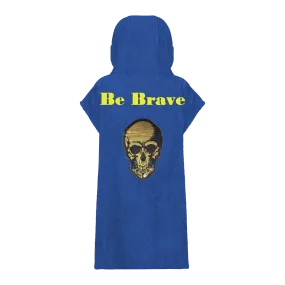 Gold Sequin Skull Beach Robe