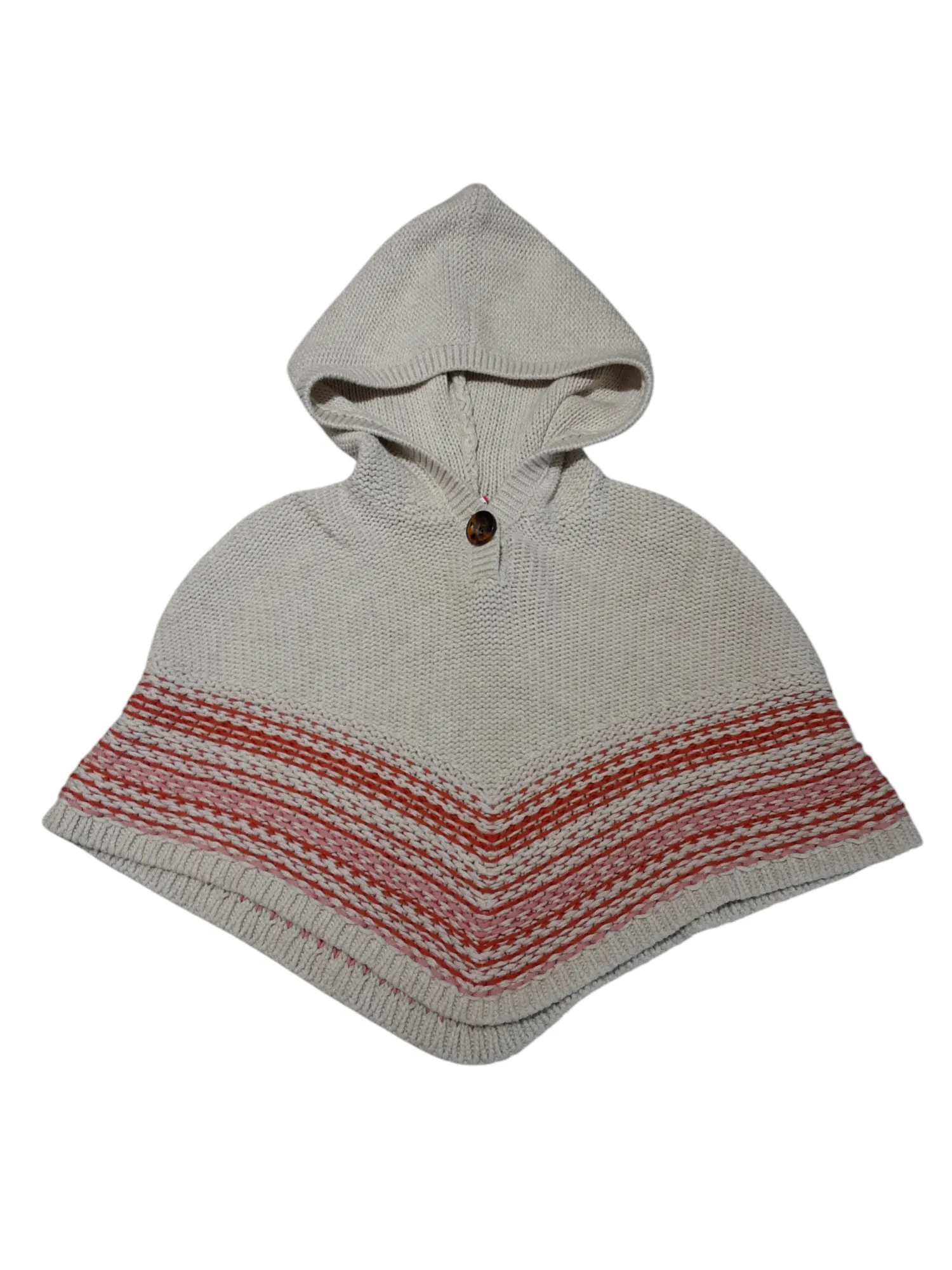 Hooded poncho size 18-24m
